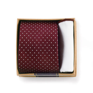 Burgundy Tie Box Gift Set featured image