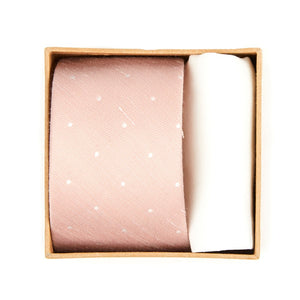 Bulletin Dot Tie Box Blush Pink Gift Set featured image