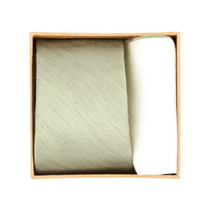 Linen Row Tie Box Sage Green Gift Set