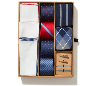 The Essentials Box Navy Gift Set