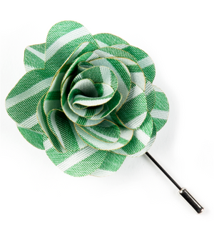 Unity Stripe Apple Green Lapel Flower featured image
