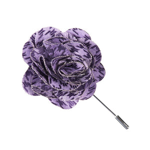 White Wash Houndstooth Lavender Lapel Flower featured image