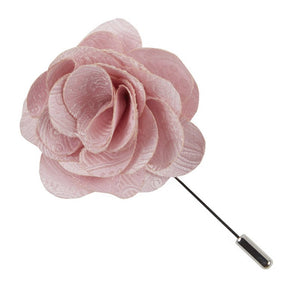 Twill Paisley Blush Pink Lapel Flower featured image