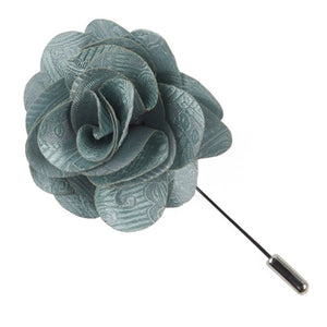 Twill Paisley Spearmint Lapel Flower featured image