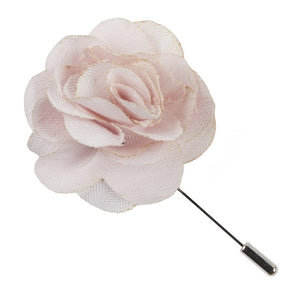 Linen Row Blush Pink Lapel Flower featured image