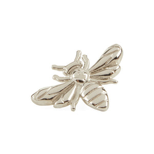 Bee Silver Lapel Pin featured image