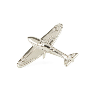 Airplane Silver Lapel Pin featured image