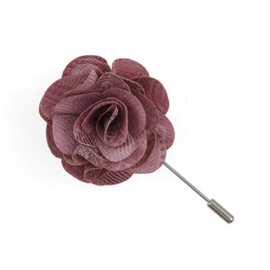 Twill Paisley Dusty Rose Lapel Flower featured image