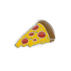 Nyc Pizza Silver Lapel Pin