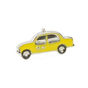 Nyc Taxi Silver Lapel Pin featured image