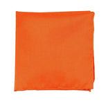 Solid Twill Tangerine Pocket Square