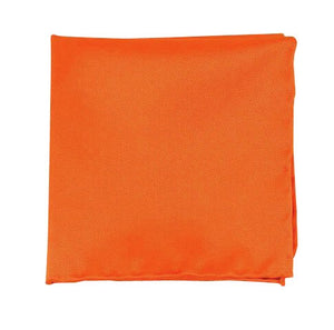 Solid Twill Tangerine Pocket Square featured image