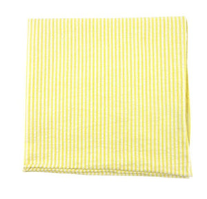 Seersucker Yellow Pocket Square featured image