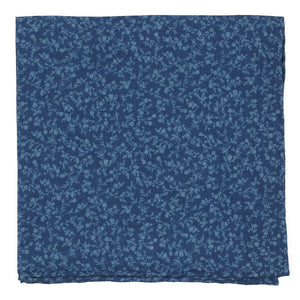 Floral Webb Blue Pocket Square featured image