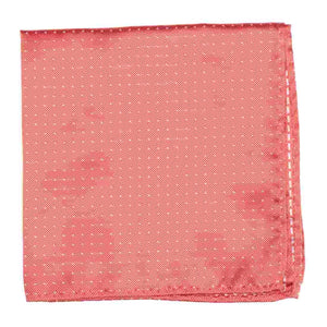 Mini Dots Coral Pocket Square