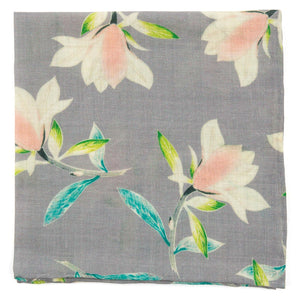 Mumu - Lily Showers Soft Steel Pocket Square featured image