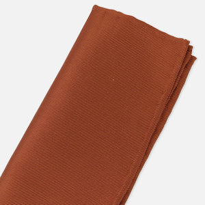 Solid Twill Copper Pocket Square alternated image 1