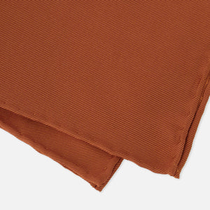 Solid Twill Copper Pocket Square alternated image 2