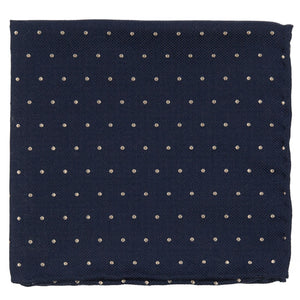 Mumu Weddings - Dotted Retreat Rich Navy Pocket Square featured image