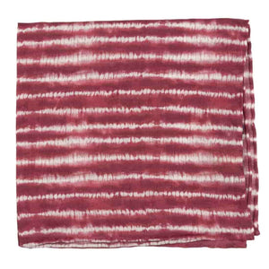 Day Dreamer Stripe Burgundy Pocket Square