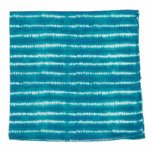 Day Dreamer Stripe Turquoise Pocket Square featured image