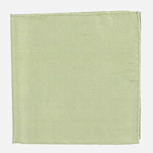 Mumu Weddings - Desert Solid Moss Green Pocket Square featured image