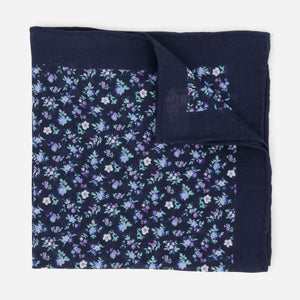 Ditzy Daisies Navy Pocket Squares