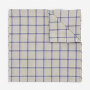 Windowpane Light Grey Pocket Square featured image