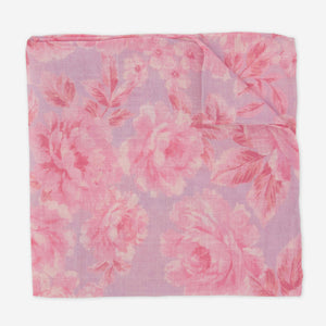 Mumu Weddings - Blushing Floral Lavender Pocket Square featured image