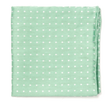 Dotted Dots Mint Pocket Square