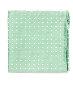 Dotted Dots Mint Pocket Square featured image