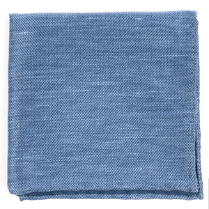 Festival Textured Solid Slate Blue Pocket Square