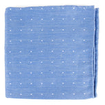 Bulletin Dot Light Cornflower Pocket Square