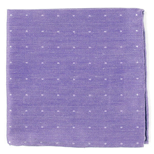 Bulletin Dot Lavender Pocket Square