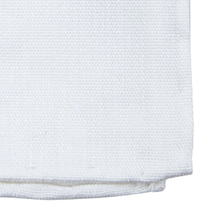 Textured Linen Solid White Pocket Square alternated image 1