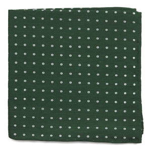 Dotted Dots Clover Green Pocket Square featured image