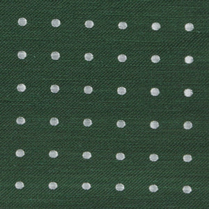 Dotted Dots Clover Green Pocket Square alternated image 1