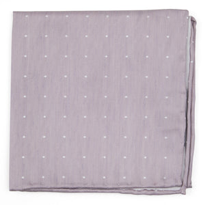 Bulletin Dot Mauve Stone Pocket Square