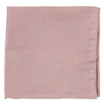 Dotted Spin Blush Pink Pocket Square