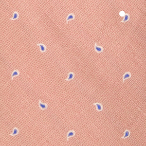 Budding Paisley Pink Pocket Square alternated image 1