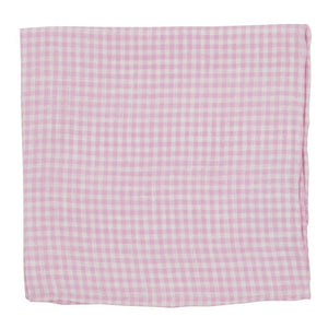 Revolution Checks Pink Pocket Square