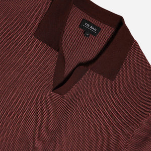 Birdseye Sweater Rosewood Polo alternated image 1