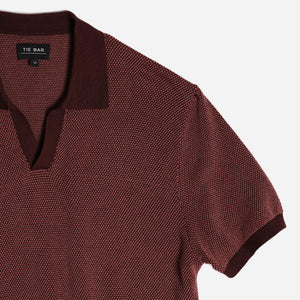 Birdseye Sweater Rosewood Polo alternated image 2