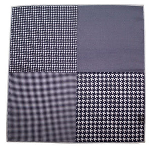 Houndstooth Panel Deep Purple Pocket Square featured image