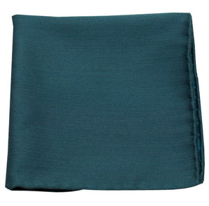 Astute Solid Green Teal Pocket Square featured image