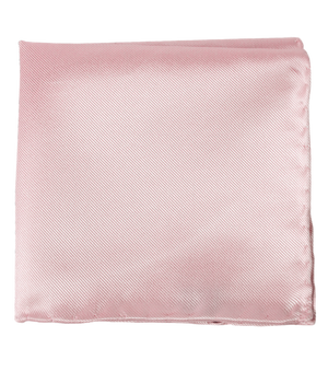 Solid Twill Blush Pink Pocket Square