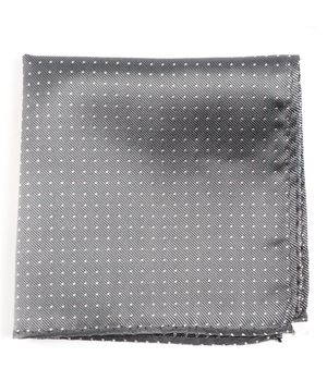 Mini Dots Grey Pocket Square featured image