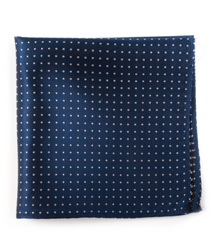 Mini Dots Classic Navy Pocket Square featured image