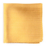 Pindot Gold Pocket Square