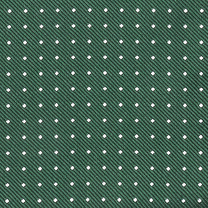 Mini Dots Hunter Green Pocket Square alternated image 1